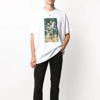 Tricou cu mânecă scurtă și croi oversized Pascal Painting