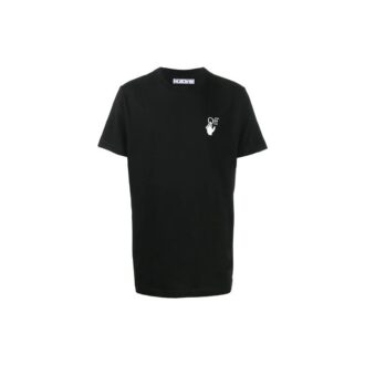 Tricou cu mânecă scurtă și imprimeu Agreement, negru