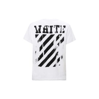 Tricou cu mânecă scurtă și imprimeu alb