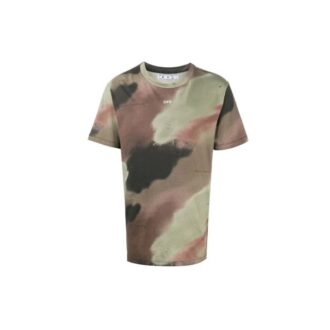 Tricou cu mânecă scurtă și imprimeu camuflaj
