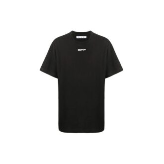 Tricou cu mânecă scurtă și imprimeu cu litere pe spate, negru