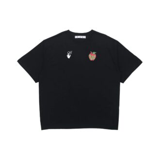 Tricou cu mânecă scurtă și imprimeu cu săgeți, croială largă, negru