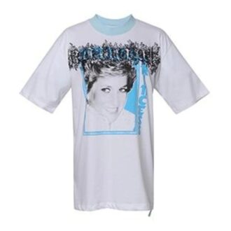 Tricou cu pantaloni scurți Off-White cu imprimeu Diana Princess
