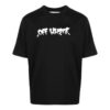 Tricou negru cu mânecă scurtă Off-White pentru bărbați din colecția SS22, cu imprimeu cu litere