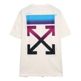 Gradient Arrows Mânecă scurtă Oversize